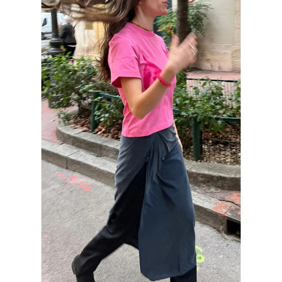 JACQUEMUS La Jupe Espelho Skirt in Navy XLarge New Womens Midi Jersey - Picture 12 of 15